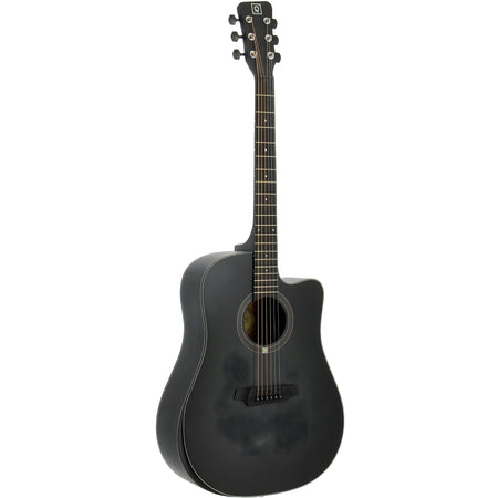 OQAN QGA - 101 BKC (NO PREAMP) - Guitarra acústica con cutaway tipo dreadnought - Tempo Shop