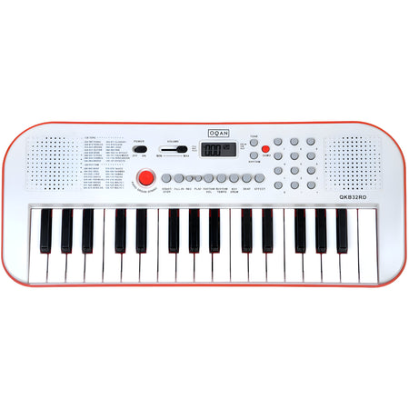 OQAN QKB32RD ROJO - Teclado de acompañamiento con altavoces y 32 teclas - Tempo Shop