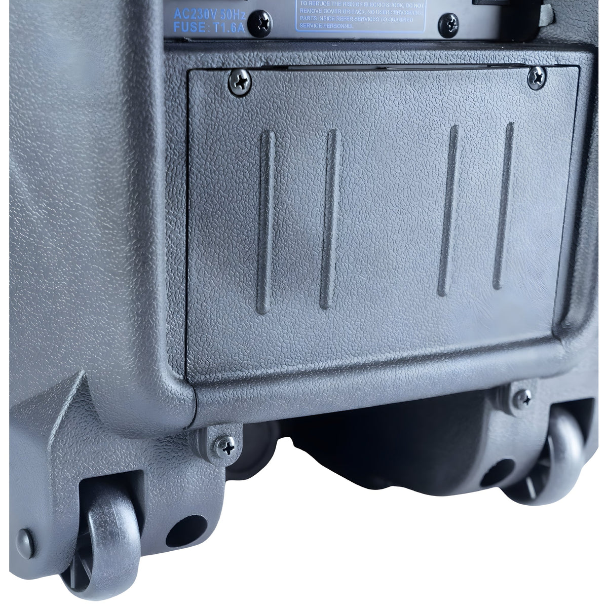 OQAN QLS - 12S - TRAVEL Altavoz trolley con batería y 2 micrófonos inalámbricos UHF - Tempo Shop