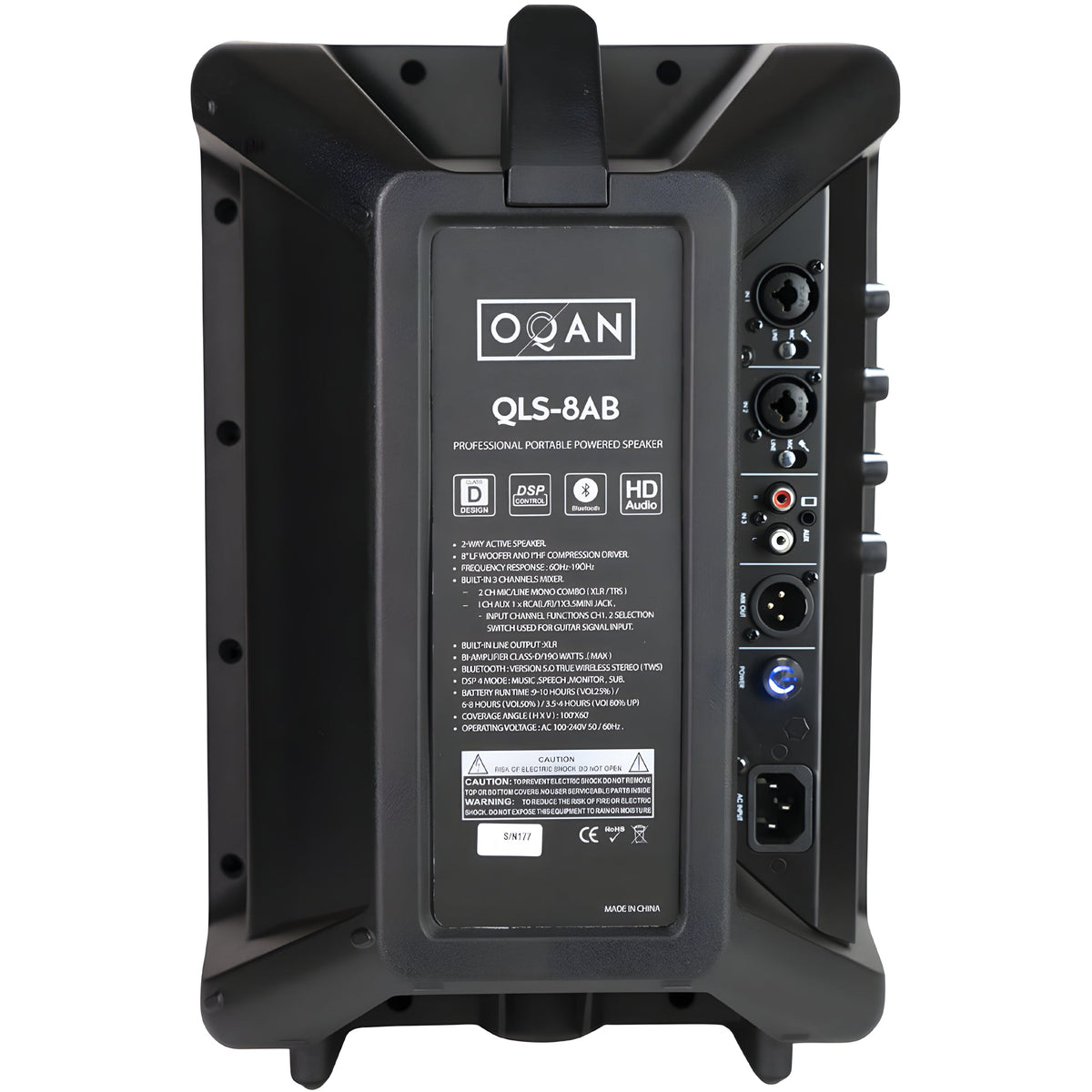 OQAN QLS - 8AB - Altavoz autoamplificado Clase D de 8" - Tempo Shop