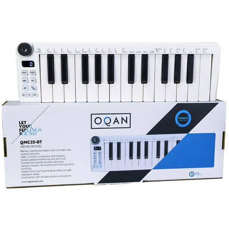 OQAN QMC25 - BT - Teclado controlador MIDI Bluetooth con 25 teclas - Tempo Shop