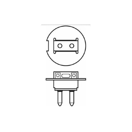 OSRAM 54032 - Lámpara BI - PIN XENOPHOT 100W 12V 64621 HLX PG22 - Tempo Shop