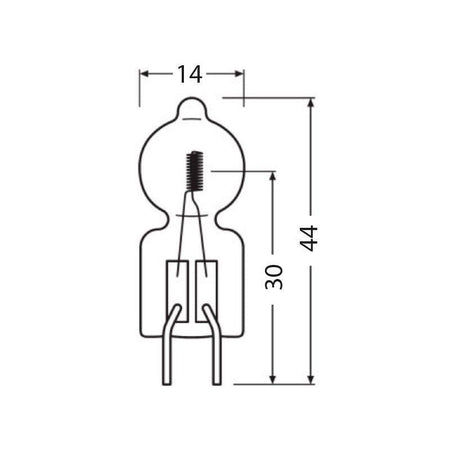OSRAM - Lámpara BI - PIN 150W/22.8V G6.35 64292 XIR - Tempo Shop