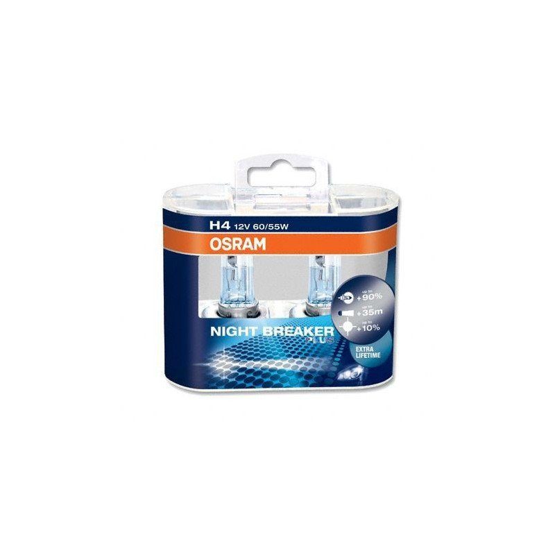 OSRAM - Lámpara 64193 NBP H - 4 60/55W 12V P43T. Pack2 uds - Tempo Shop