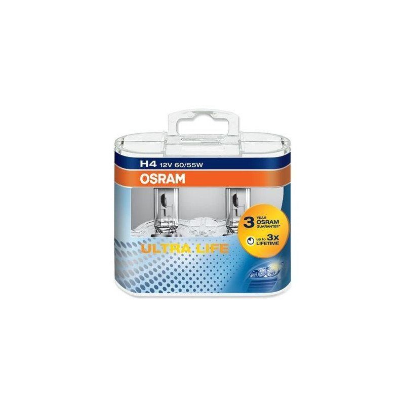 OSRAM - Lámpara 64193 ULT H - 4 60/55W 12V P43T. Pack2 uds - Tempo Shop