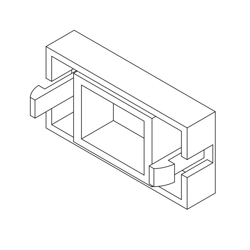 FactorRACK Panel Ciego para Conector Keystone - 45x22.5mm Blanco