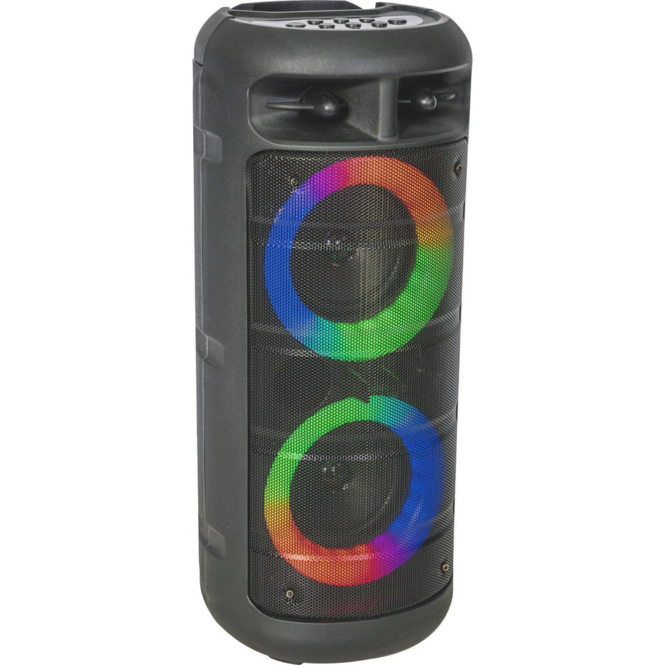 Party Light & Sound ALFA-2600 – Altavoz Activo Portátil 2×4″ 200W con Iluminación LED RGB y Batería - Tempo Shop