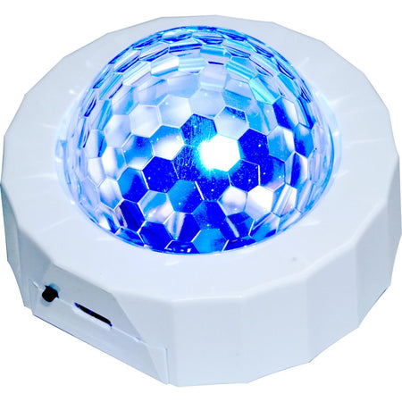 Party Light & Sound ASTRO-MOBILE-SOUND – Efecto Astro portátil 3W RGB con batería y base imantada - Tempo Shop