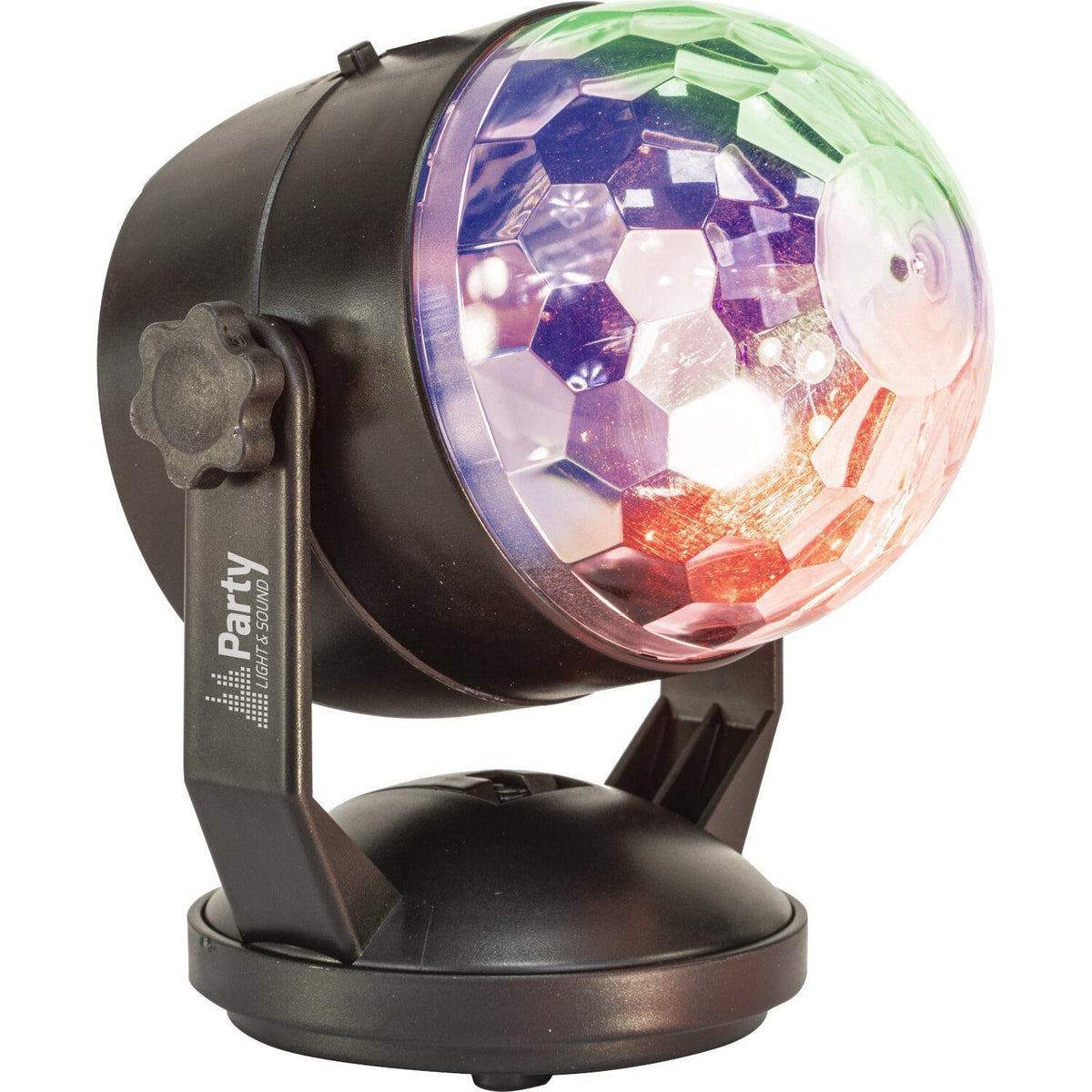 Party Light & Sound KIDZ-DISCO – Bola disco RGB portátil para fiestas infantiles - Tempo Shop