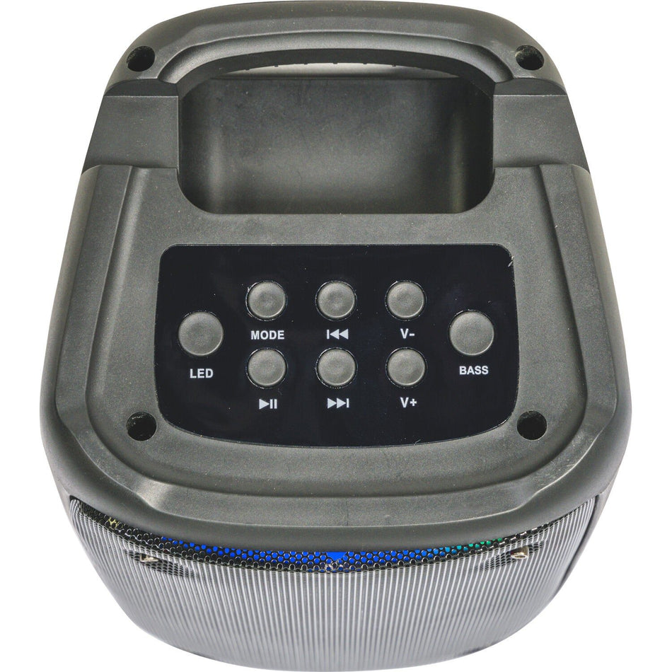 Party Light & Sound LEO-250 – Altavoz portátil activo 2×3″ (8 cm) 100 W con woofers iluminados - Tempo Shop