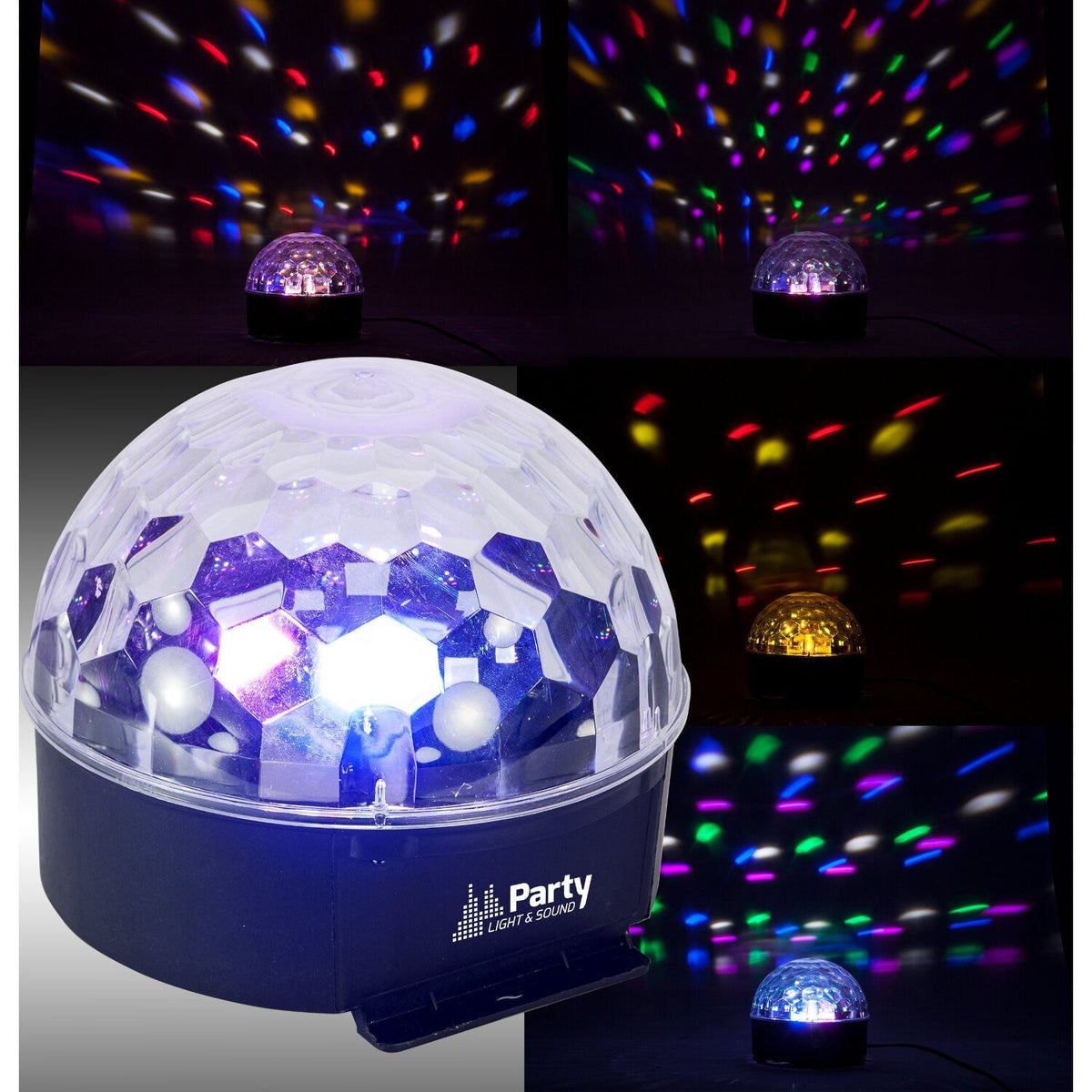 Party Light & Sound PARTY-3PACK – Pack de 3 efectos de iluminación LED - Tempo Shop
