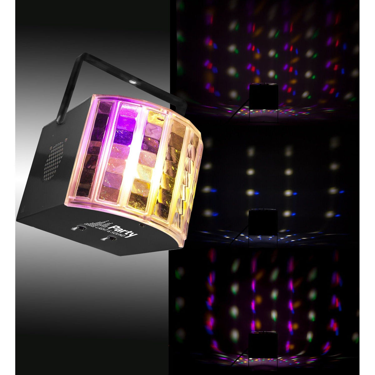 Party Light & Sound PARTY-3PACK – Pack de 3 efectos de iluminación LED - Tempo Shop