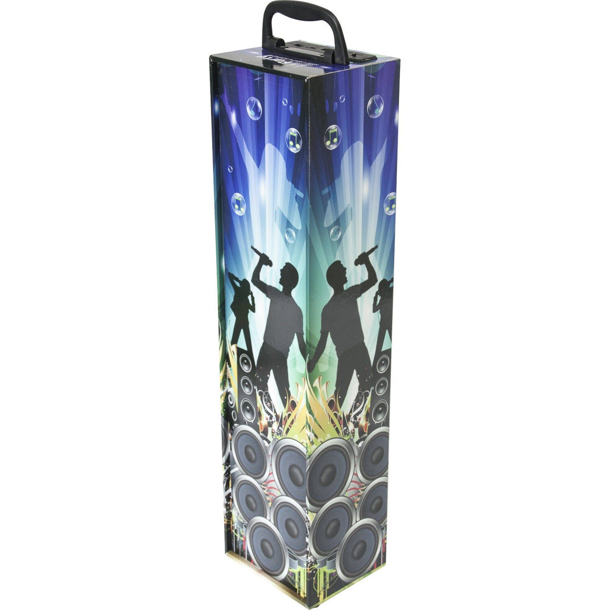 Party Light & Sound PARTY-DISCO4 – Mini columna autónoma 40 W con USB, Bluetooth, FM y LED - Tempo Shop
