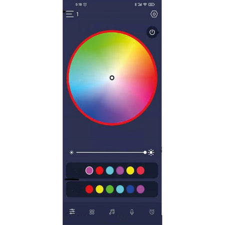Party Light & Sound PARTY-MIRACLE-STICK – Tubo de LED RGB con mando a distancia y aplicación - Tempo Shop
