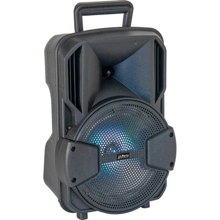 Party Light & Sound PARTY-MOBILE8-SET – Altavoz activo portátil 8″ (20 cm) 200 W con LED, soporte y micrófono - Tempo Shop