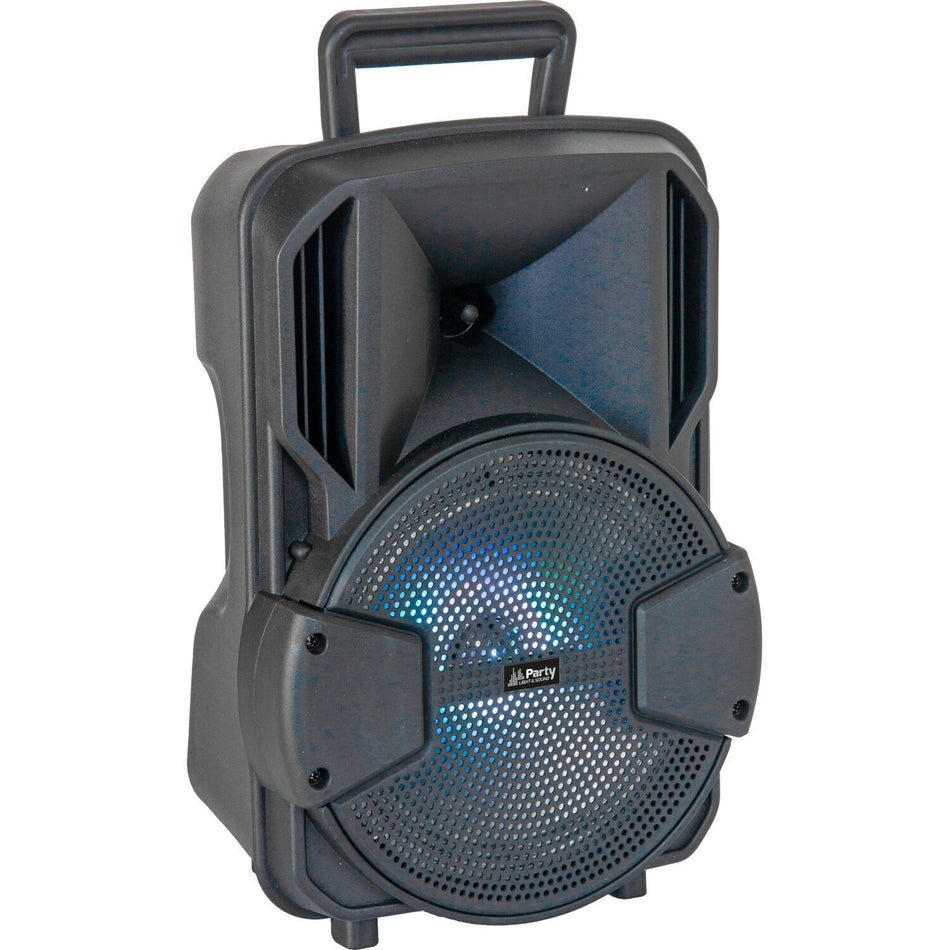 Party Light & Sound PARTY-MOBILE8-SET – Altavoz activo portátil 8″ (20 cm) 200 W con LED, soporte y micrófono - Tempo Shop