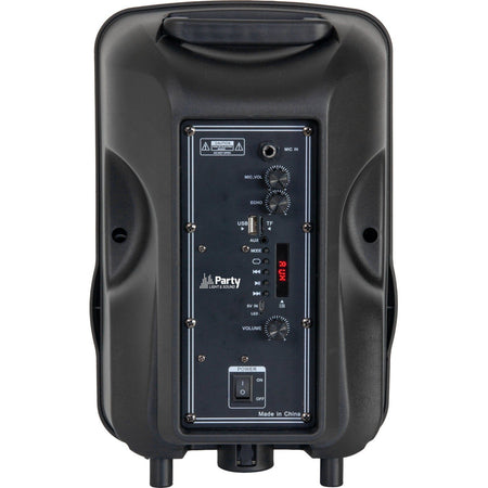 Party Light & Sound PARTY-MOBILE8-SET – Altavoz activo portátil 8″ (20 cm) 200 W con LED, soporte y micrófono - Tempo Shop
