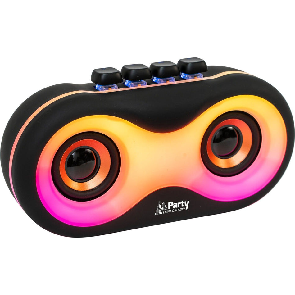 Party Light & Sound PARTY-OWL – Altavoz portátil con iluminación LED tipo búho - Tempo Shop