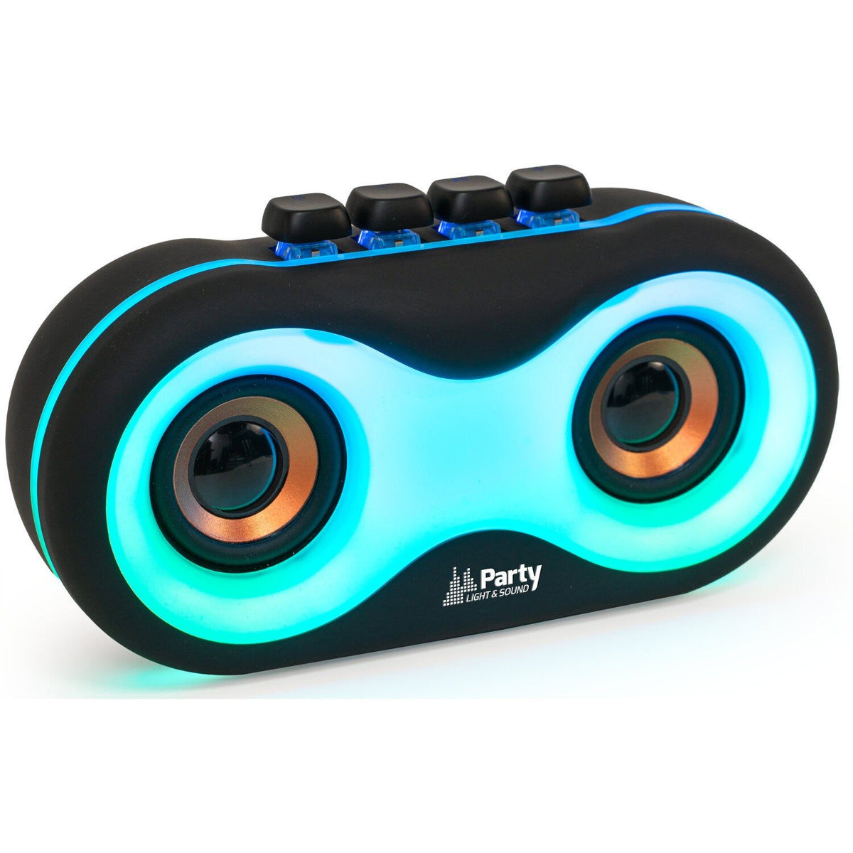 Party Light & Sound PARTY-OWL – Altavoz portátil con iluminación LED tipo búho - Tempo Shop