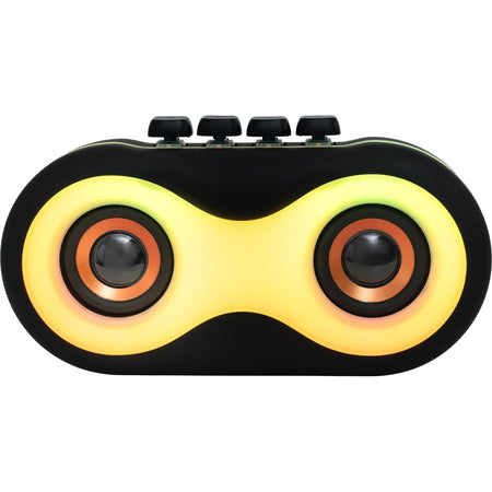 Party Light & Sound PARTY-OWL – Altavoz portátil con iluminación LED tipo búho - Tempo Shop