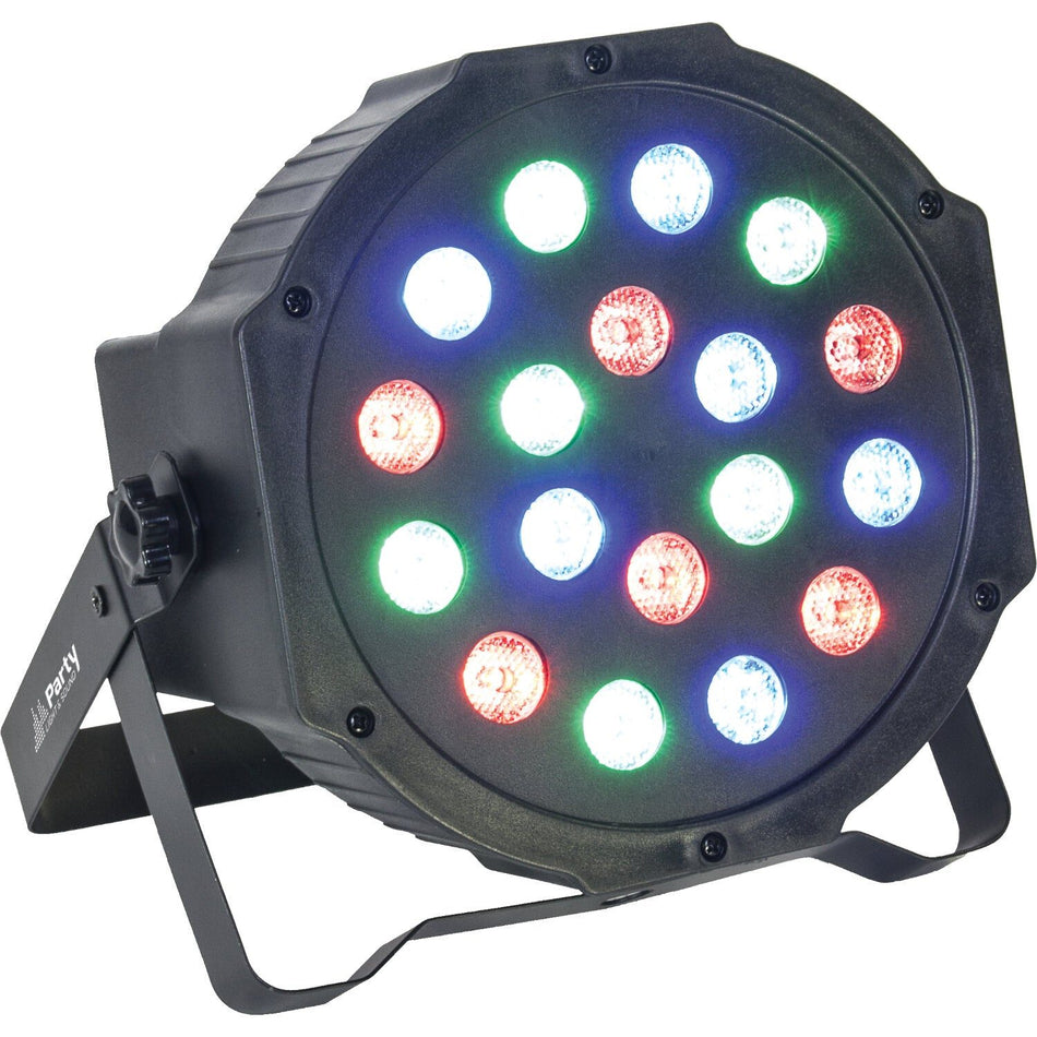 Party Light & Sound PARTY-PAR181 – Proyector PAR LED RGB DMX de 18 W - Tempo Shop