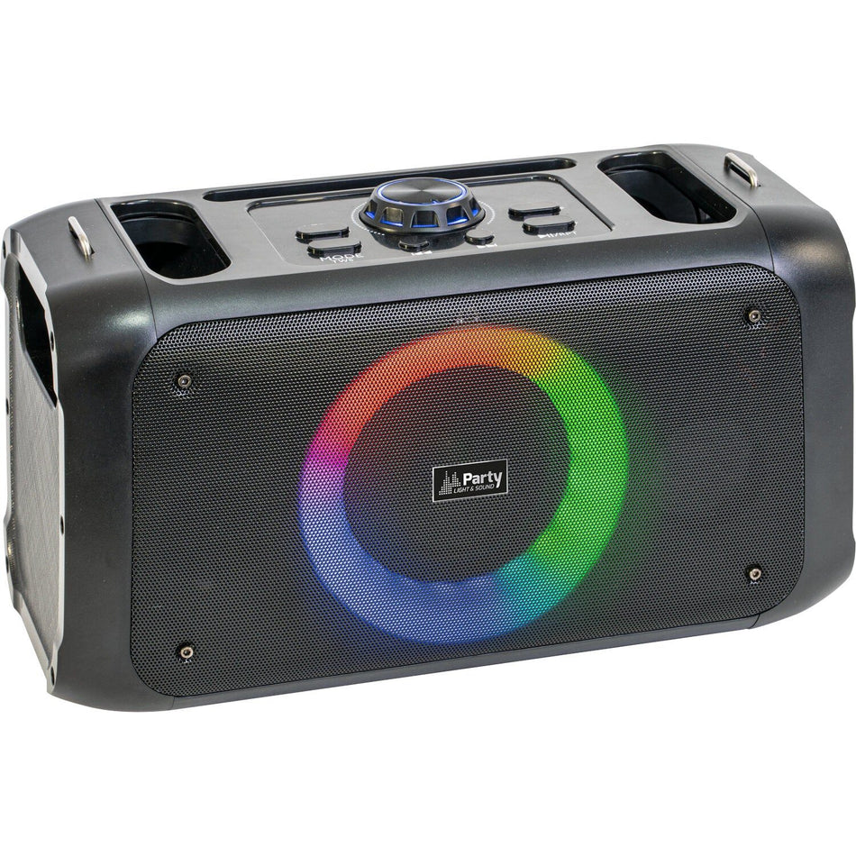 Party Light & Sound PARTY-STREET1 – Altavoz portátil LED Bluetooth 4″/10 cm 100 W con USB y microSD - Tempo Shop