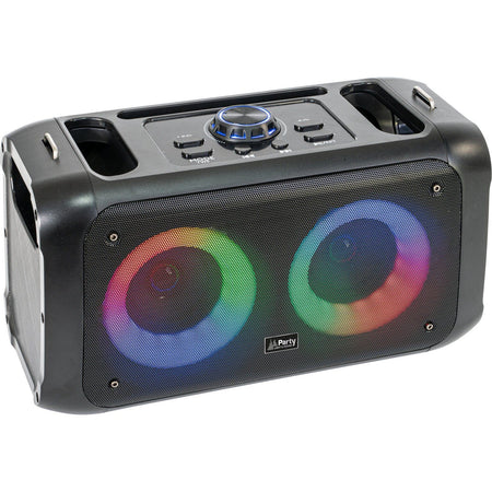 Party Light & Sound PARTY-STREET2 – Altavoz portátil LED Bluetooth con USB, micro-SD y TWS (2×3″, 100 W) - Tempo Shop