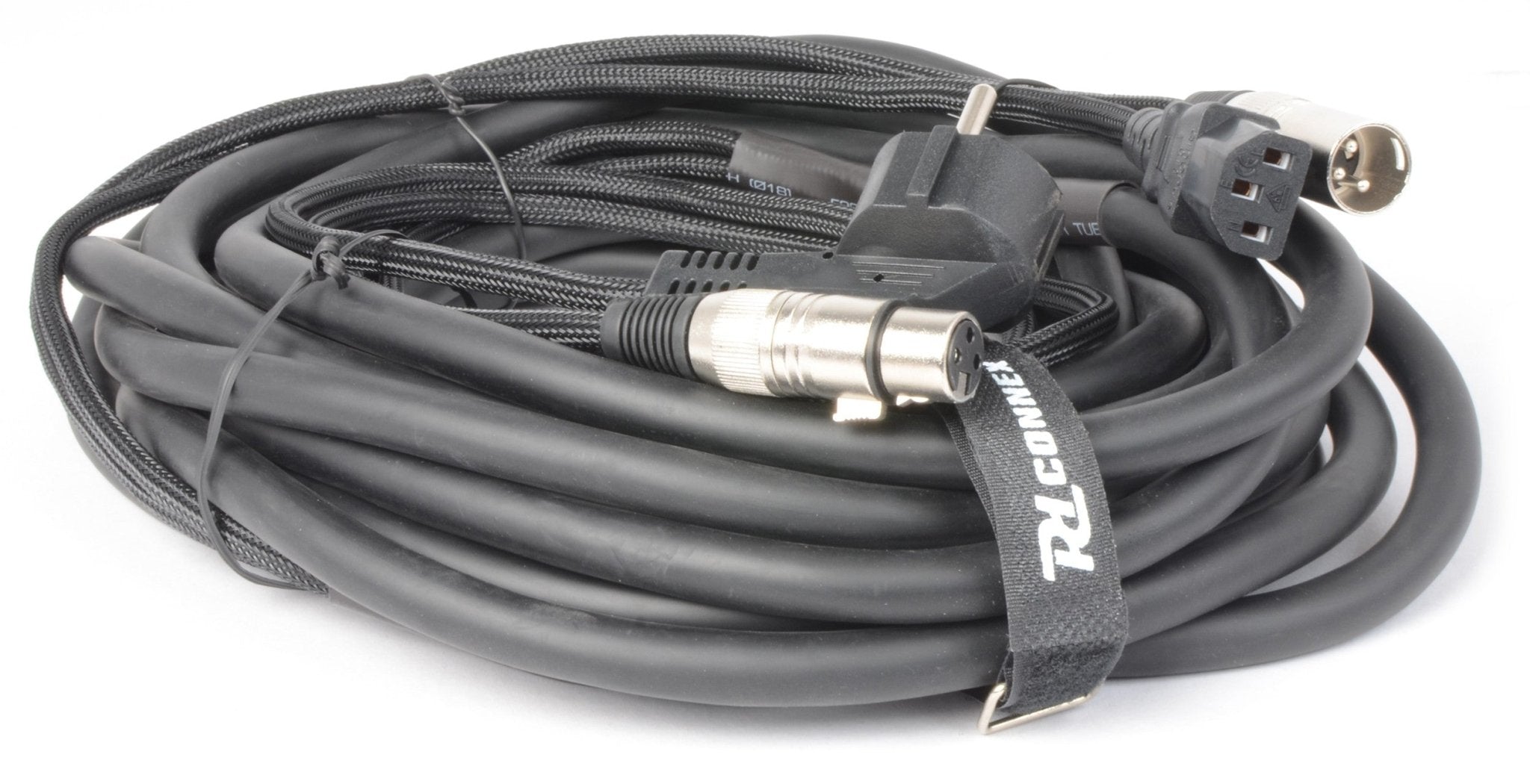 PD - Connex CX02 - 10 - Audio Combi Cable Schuko - XLR F / IEC F - XLR M 10m - Tempo Shop