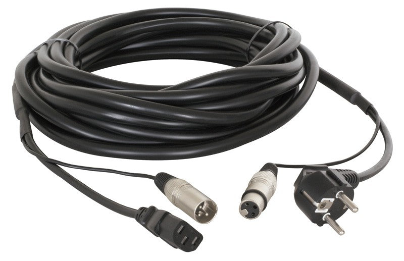 PD - Connex CX02 - 20 - Audio Combi Cable Schuko - XLR F / IEC F - XLR M 20m - Tempo Shop