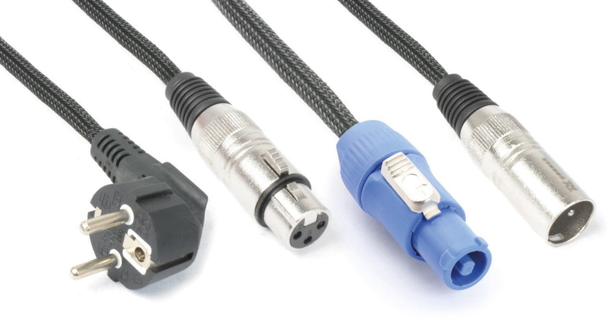 PD - Connex CX03 - 15 - Audio Combi Cable Schuko - XLR F / Alimentacion A - XLR M 15m - Tempo Shop