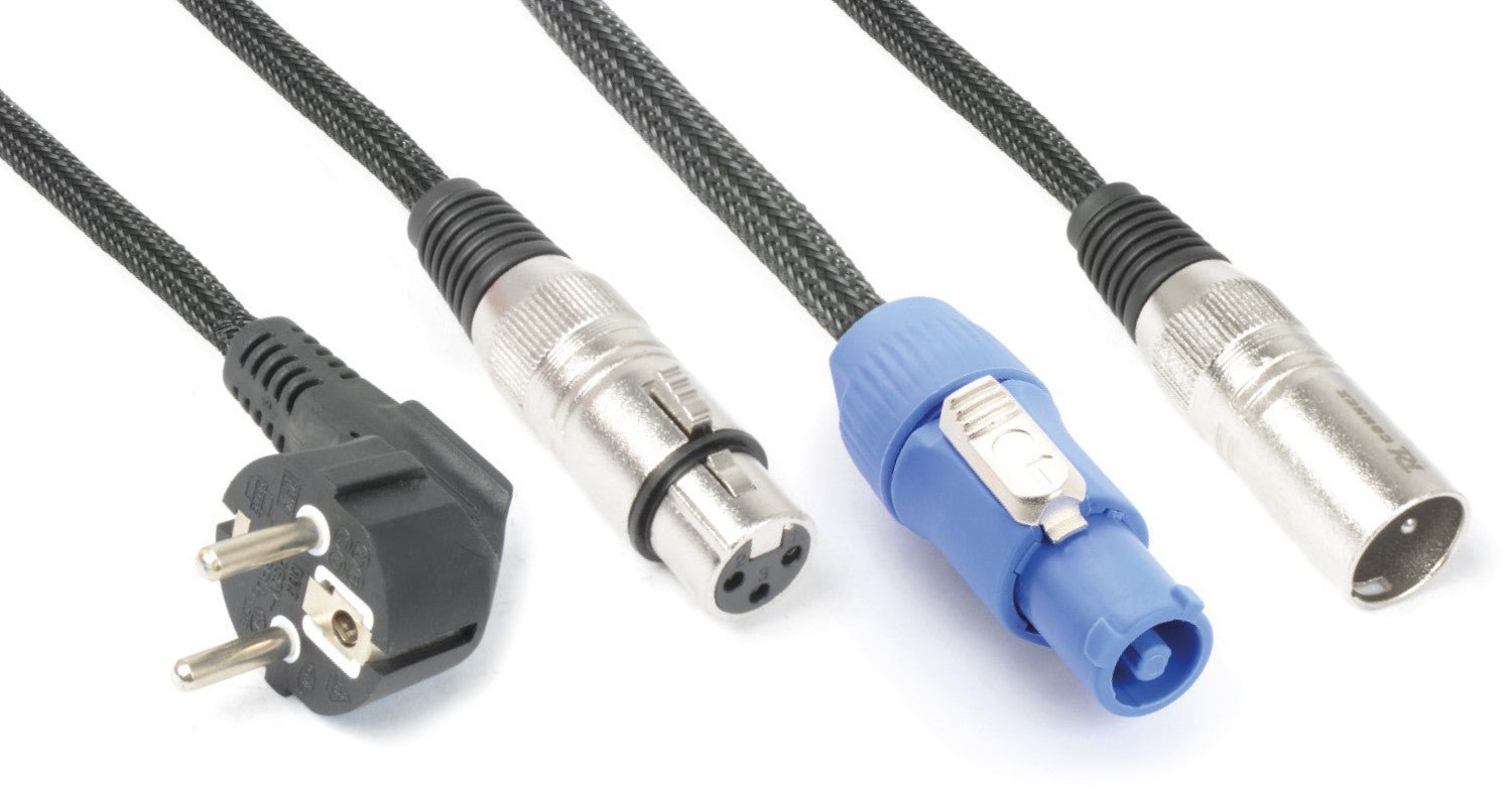 PD - Connex CX03 - 15 - Audio Combi Cable Schuko - XLR F / Alimentacion A - XLR M 15m - Tempo Shop