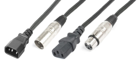 PD - Connex CX09 - 15 - Combi Cable IEC M - XLR M / IEC F - XLR F 15m - Tempo Shop