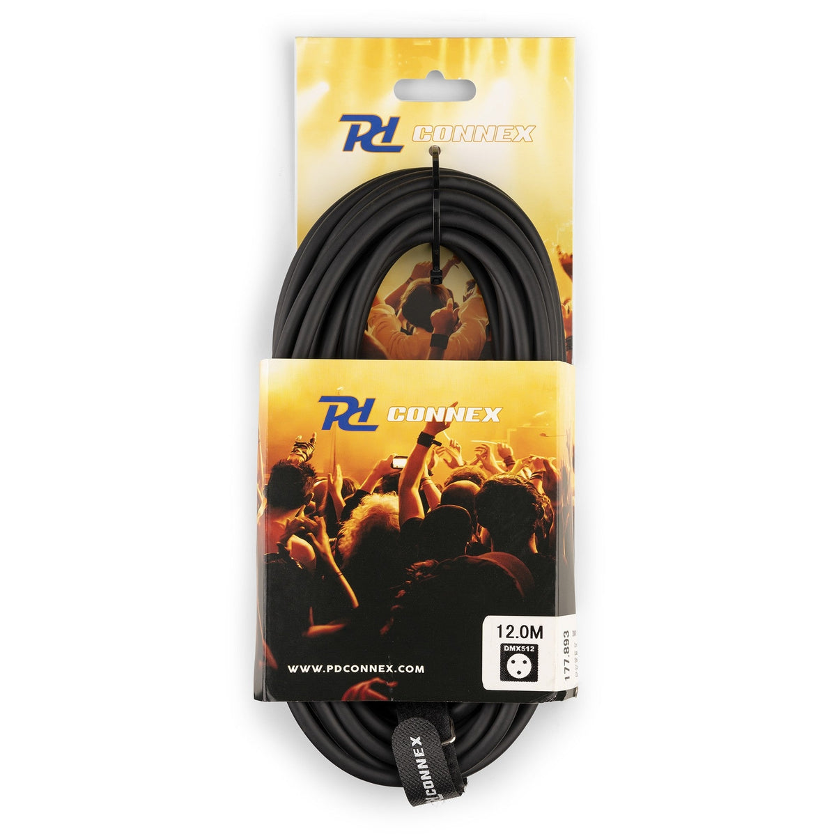 PD - Connex CX109 - 12 - Cable DMX IP65 XLR 5 - pin Macho - XLR Hembra 12m - Tempo Shop