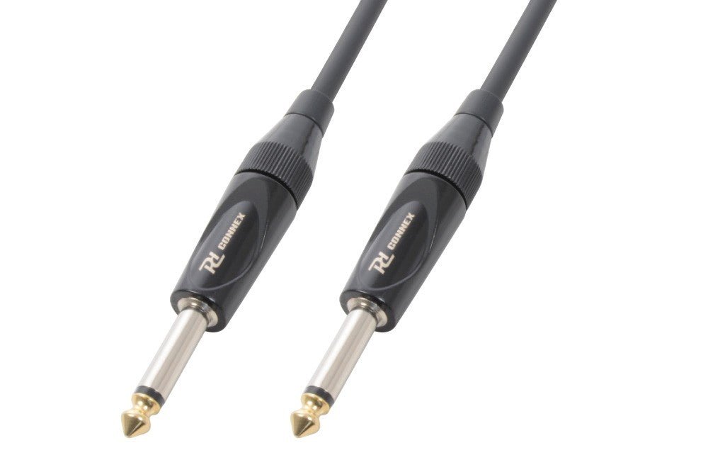 PD - Connex CX118 - 6 - Cable Guitarra Jack 6.3 Mono - Jack 6.3 Mono 6m - Tempo Shop