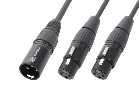 PD - Connex CX142 - Cable Y divisor 1x XLR Macho - 2x XLR Hembra - Tempo Shop