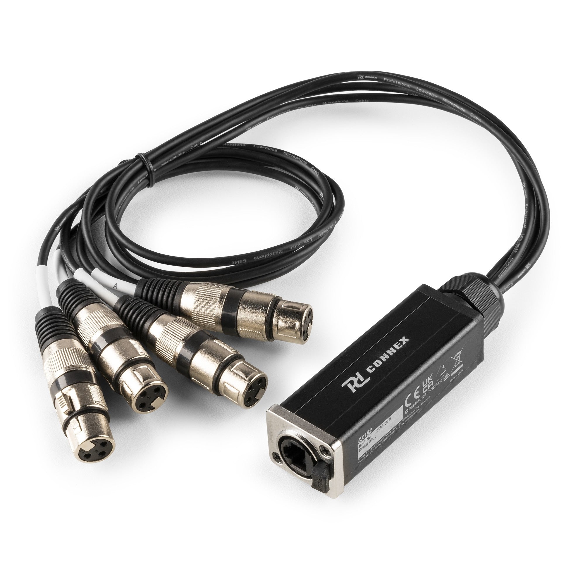 PD - Connex CX192 - Cable Splitter RJ45 a 4xXLR3F 0.7m - Tempo Shop