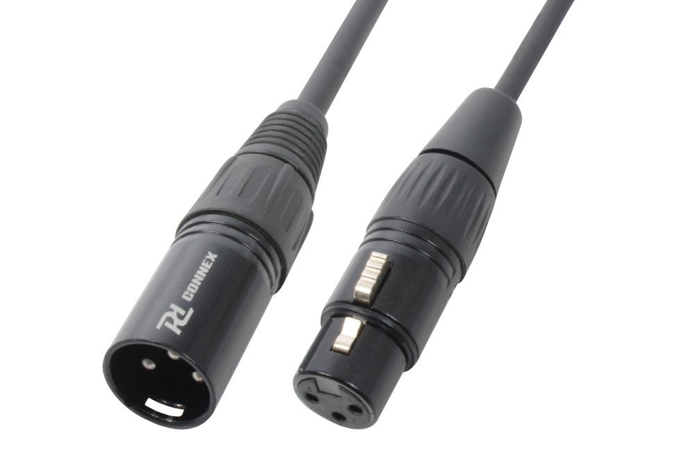 PD - Connex CX36 - 12 - Cable Macho XLR - Hembra XLR, negro, 12m - Tempo Shop