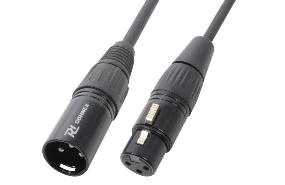 PD - Connex CX36 - 20 - Cable XLR Macho - XLR Hembra 7mm Negro. 20.0m - Tempo Shop