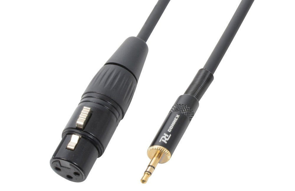 PD - Connex CX50 - 05 - Cable XLR Hembra - Jack 3,5mm Estereo 0,5m - Tempo Shop