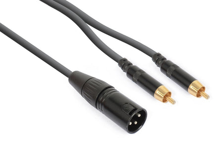 PD - Connex CX58 - 3 - Cable XLR Macho - 2x RCA Macho 3.0m - Tempo Shop