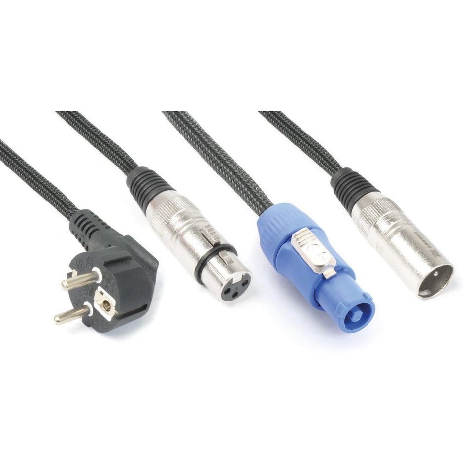 PD - Connex CX03 - 15 - Audio Combi Cable Schuko - XLR F / Alimentacion A - XLR M 15m - Tempo Shop