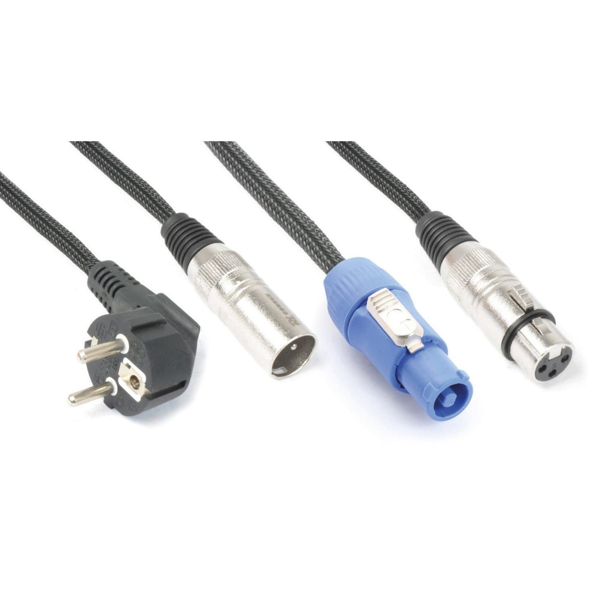 PD - Connex CX08 - 10 - Combi Cable Schuko - XLR M / Alimentación A - XLR F 10m - Tempo Shop