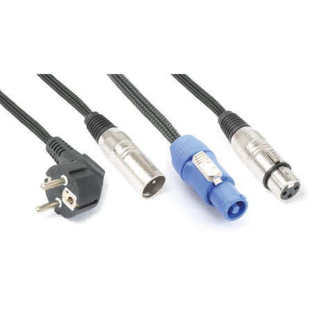 PD - Connex CX08 - 15 - Combi Cable Schuko - XLR M / Alimentación A - XLR F 15m - Tempo Shop