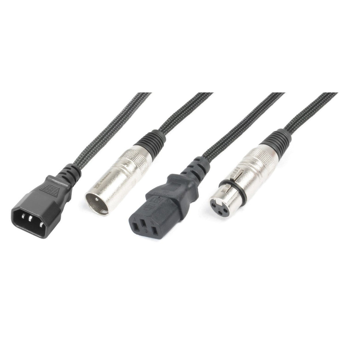 PD - Connex CX09 - 10 - Combi Cable IEC M - XLR M / IEC F - XLR F 10m - Tempo Shop