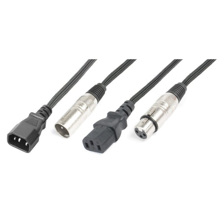 PD - Connex CX09 - 10 - Combi Cable IEC M - XLR M / IEC F - XLR F 10m - Tempo Shop