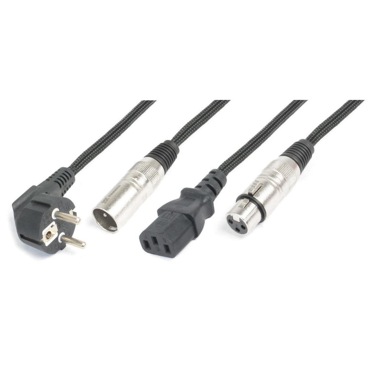 PD - Connex CX10 - 20 - Combi Cable Shuko - XLR M / IEC F - XLR F 20m - Tempo Shop