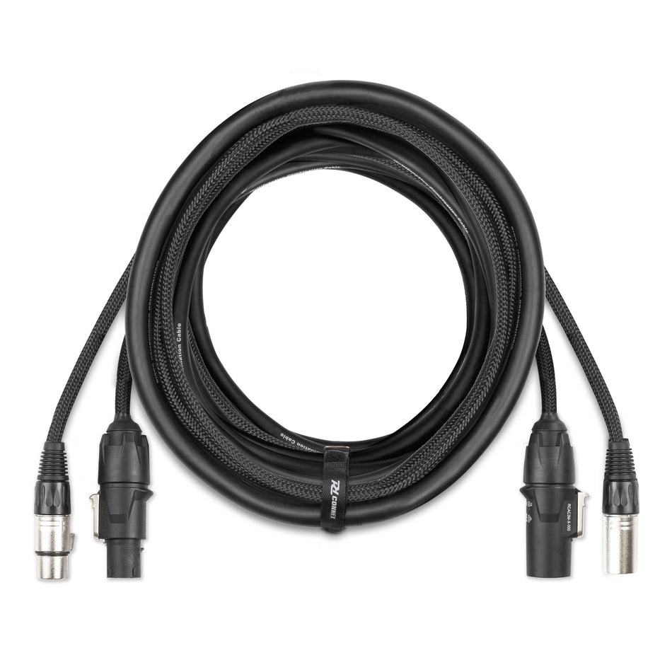 PD-Connex CX13-10 - Cable Híbrido Profesional de Alimentación y Señal DMX (10 metros) - Tempo Shop