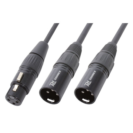 PD - Connex CX140 - Cable Y divisor 1x XLR Hembra - 2x XLR Macho - Tempo Shop