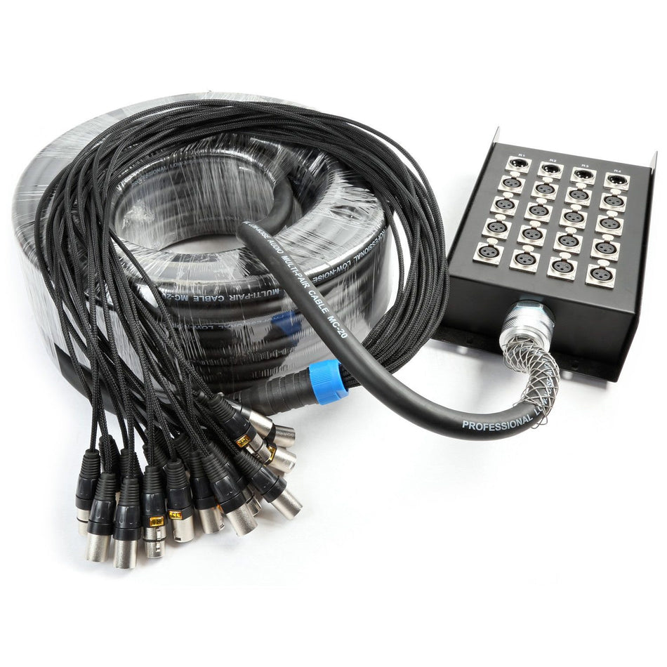 PD - Connex CX164 - Manguera escenario 16 - in 4 - out XLR 30m - Tempo Shop