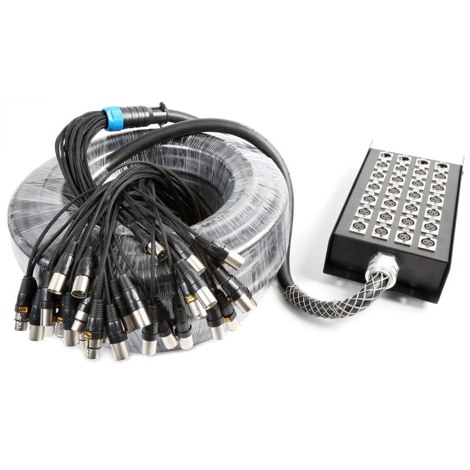 PD - Connex CX168 - Manguera escenario 24 - in 4 - out XLR 50m - Tempo Shop